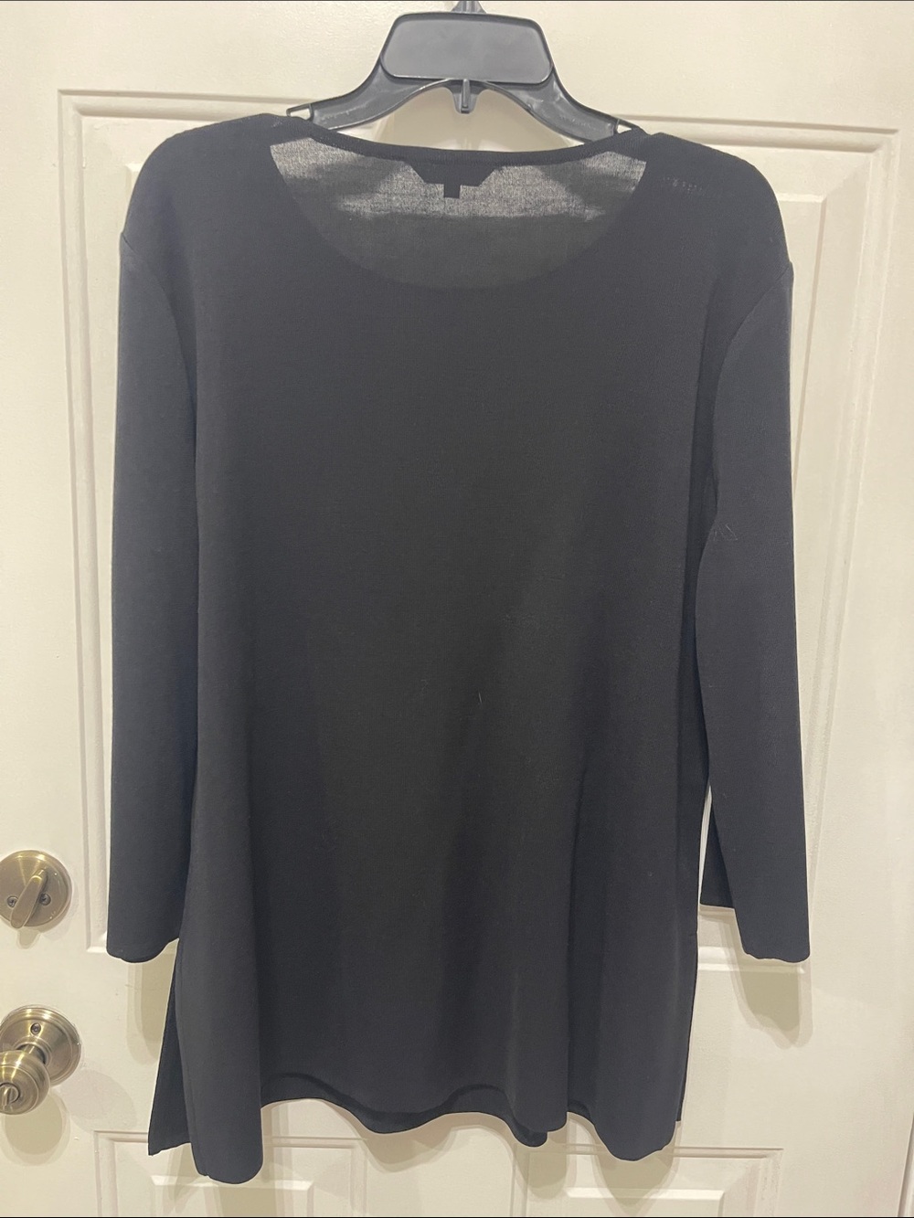 NWOT $400 Misook TWO PIECE Tunic Top and Pull on Pants Black Size XL - Picture 7 of 10